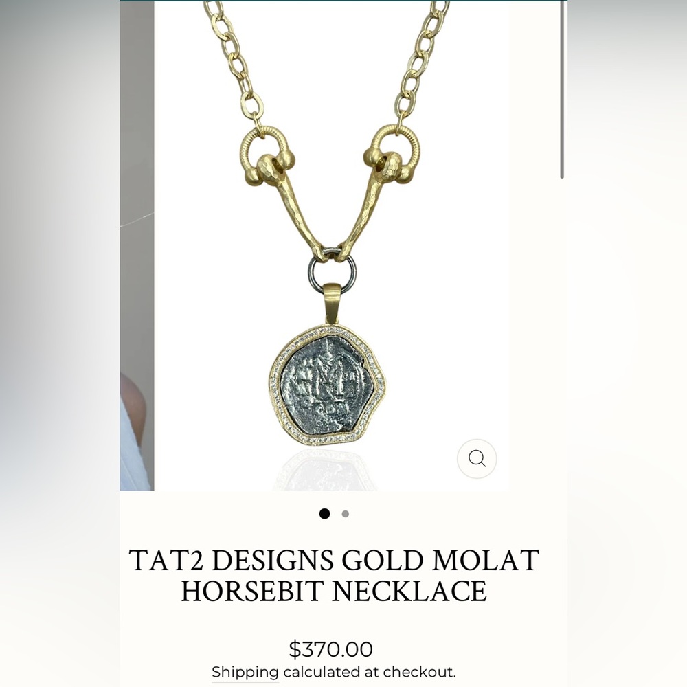 GOLD MOLAT HORSEBIT NECKLACE